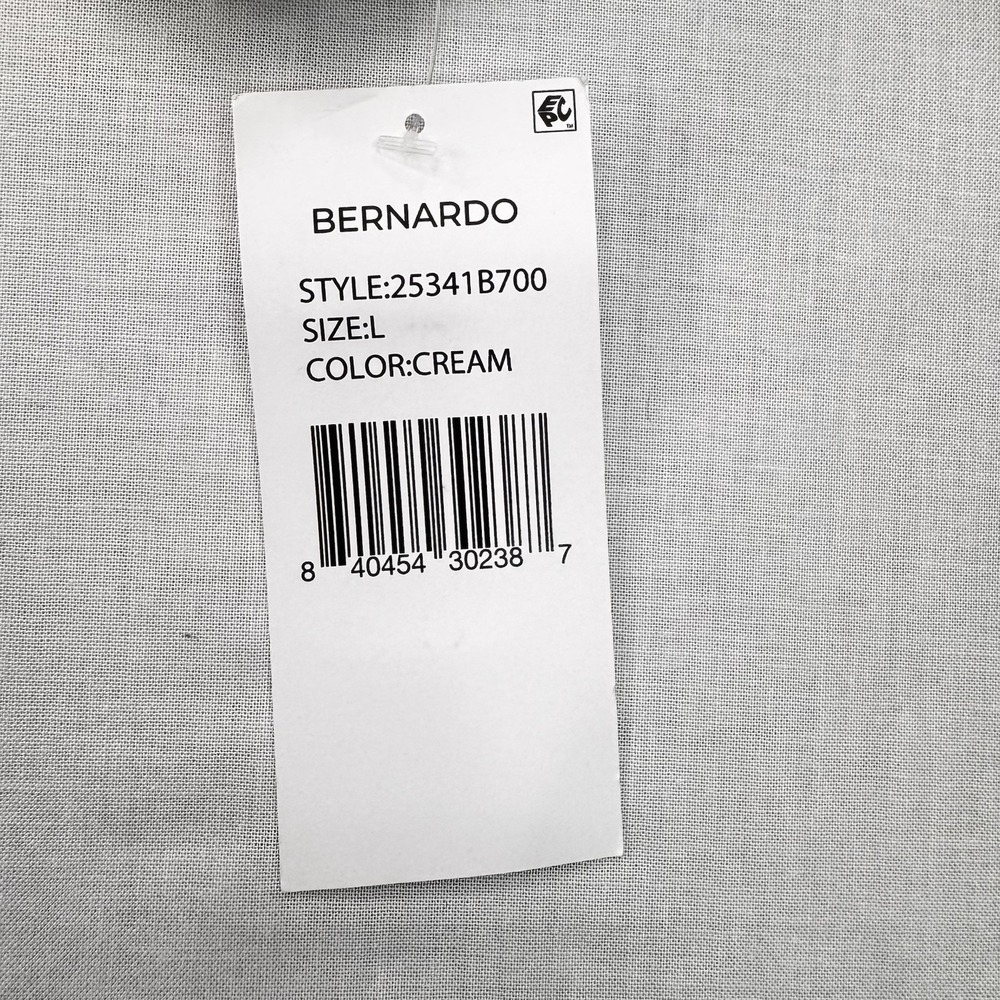 NWT Bernardo Aspen Sherpa Coat Cream Button Front Women's Large - Picture 9 of 9